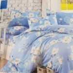 Parure ensemble housse de couette Dominica Bleu